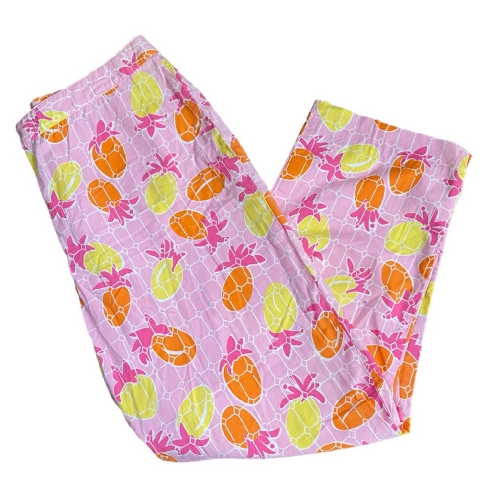 Lilly Pulitzer Liza Capri Bermuda pink Spanish tiles capri pants size 10
